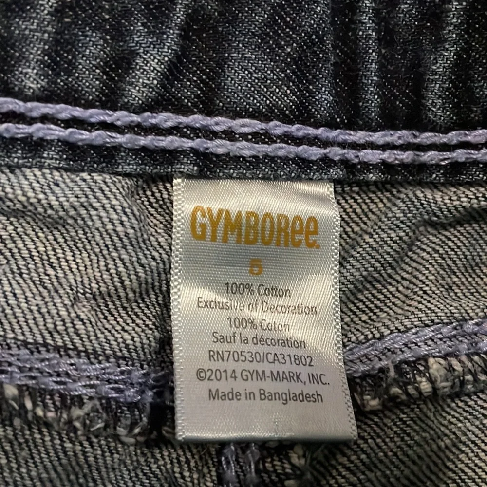 Gymboree denim shorts size 5